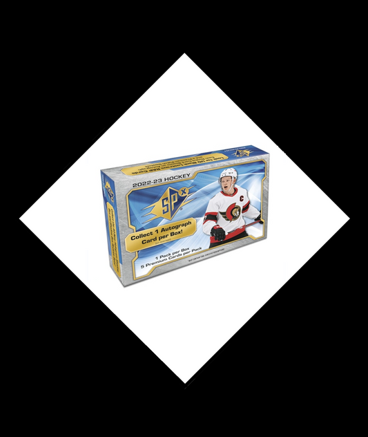 Personal Break 2022-23 UD SPx Hockey Hobby 1x Box