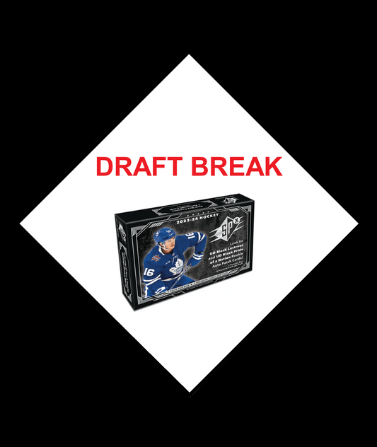 Draft Break 2023-24 UD SPx Hockey Hobby 1x Box