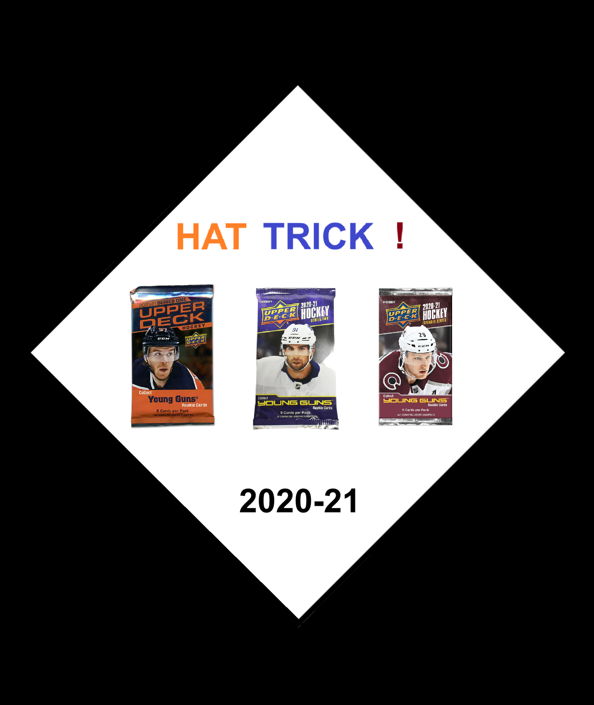 HAT TRICK HOBBY PACK BREAK 3x PACKS (1x Each 2020-21 Series 1-2-EXT ...